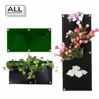 Вертикальная трехмерная сумка для посадки, подвесной нетканый фетровый цветочный горшок для помещений и улицы, сумка для посадки свежих цветов и клубники