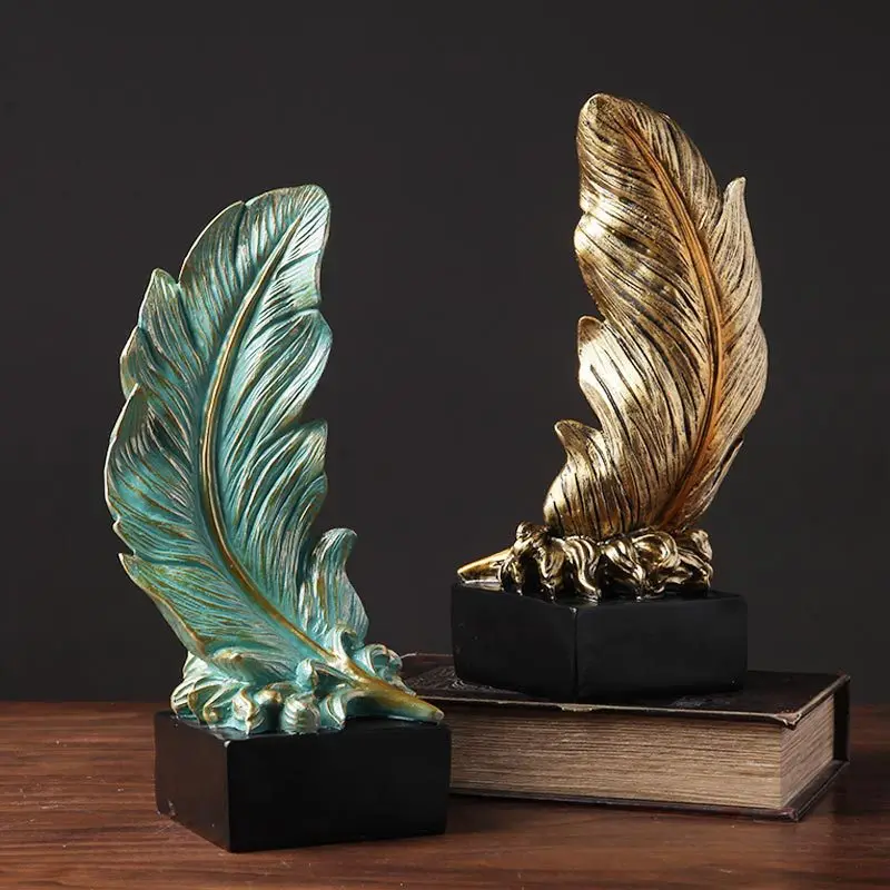 Аксессуары для украшения дома современные из перьев настольный Сказочный Сад