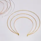 Металлический ободок для волос сделай сам шириной 210 мм, 2 шт., модные повязки на голову, аксессуары для изготовления бижутерии