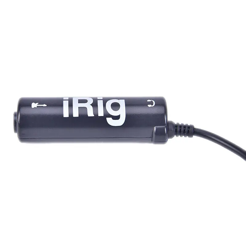 Black Guitar Interface IRig Converter Replacement Guitar for Phone