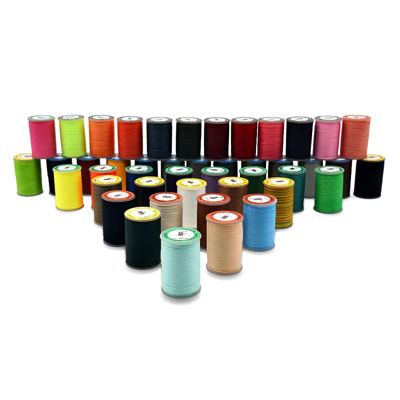 0 55 мм полиэфирная кожа ручная работа Круглый воск нить цвет веревка оптовая