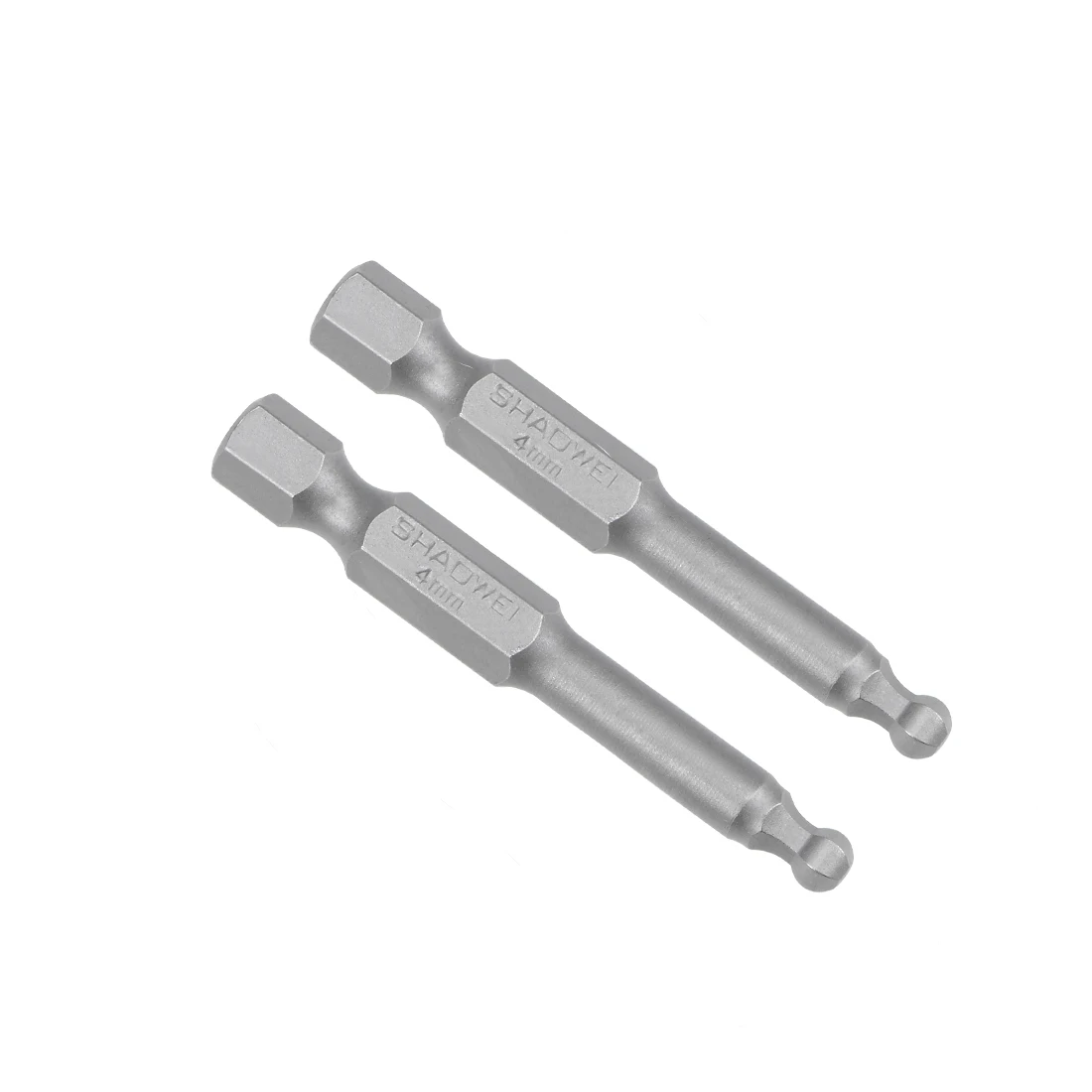 

uxcell 2Pcs H4 (4mm) Ball End Screwdriver Bits S2 Steel Magnetic 2 Inch Long Drill Bit with 1/4 Inch Hex Shank for Drill