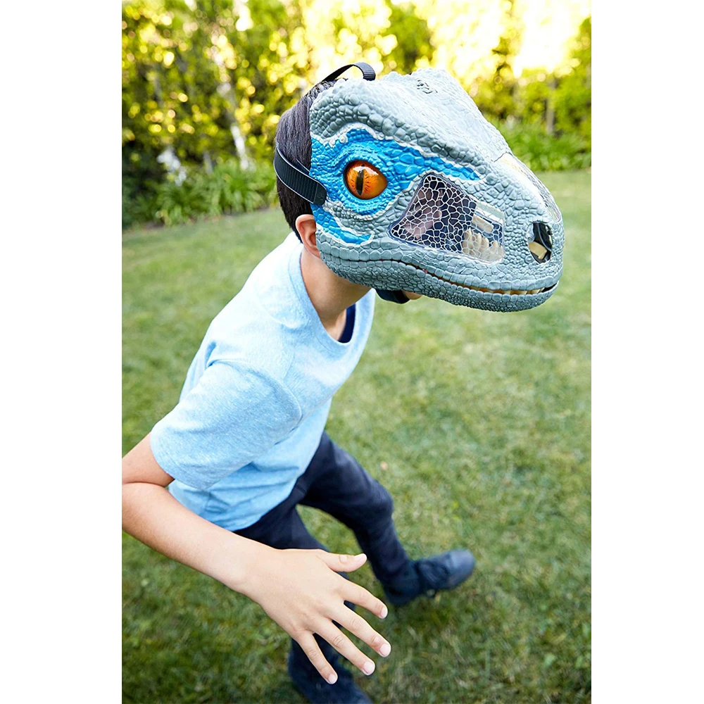 Игрушка Мир Юрского периода Маска сделай сам со звуковым эффектом Синяя