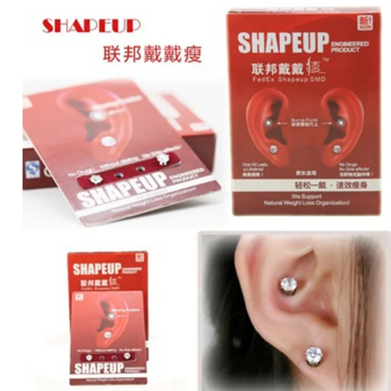 

2pc Earrings For Weight Loss Wearing Slimming Natural Weight Loss Organization Without Dieting Magnetic Therapy Slimming Product