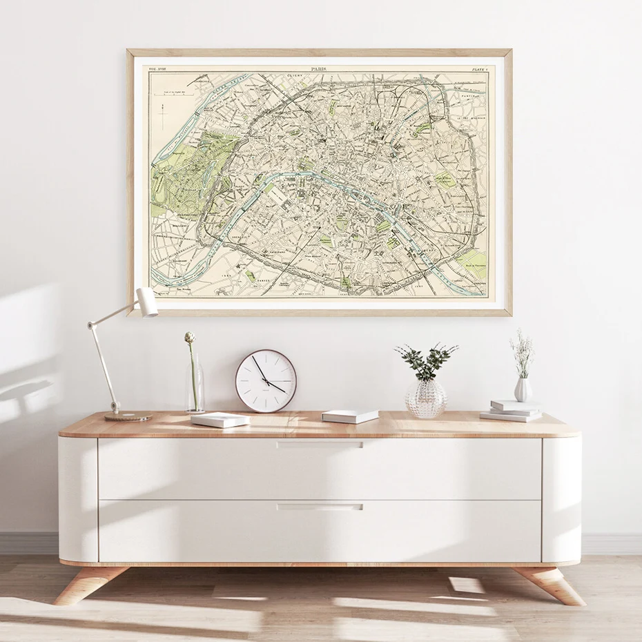 

New York London Paris Maps Canvas Painting Art Nordic Posters and Prints Wall Pictures for Living Room Decoration Frameless