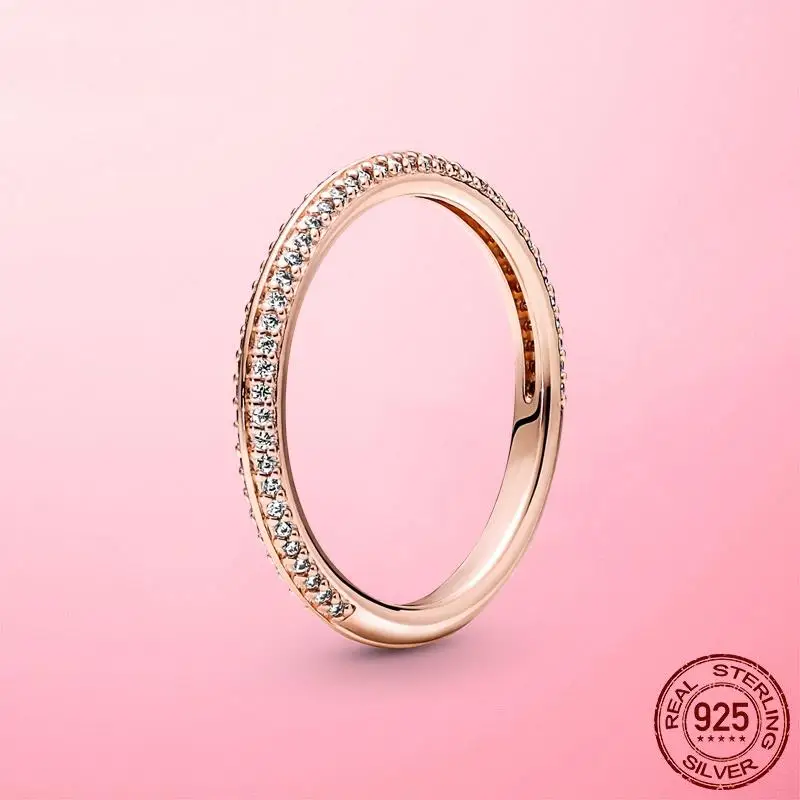 

Кольцо на палец из серебра 925 пробы и золота с бисером из фианита