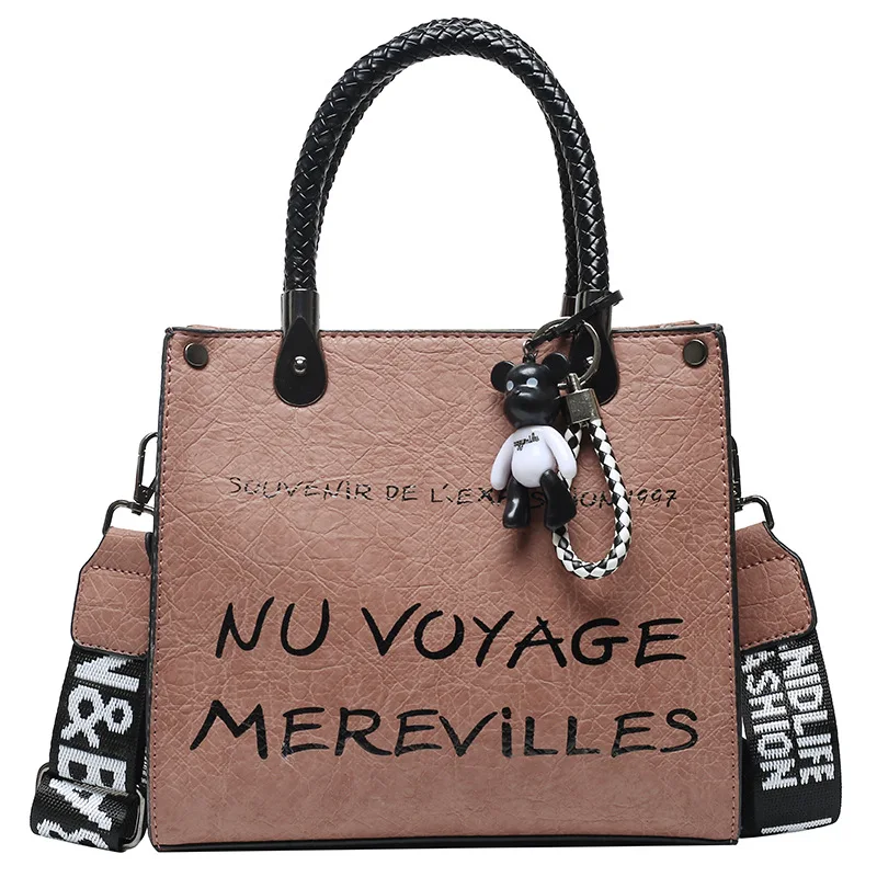 

Designer Handbags High Quality Letter Printing Shoulder Messenger Bag Fashion Pendant Tote Bag Luxury Brand Handbags Bolso Mujer