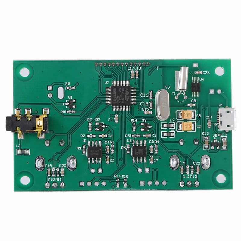 FM Radio Receiver Module 87-108MHz Frequency Modulation Stereo Receiving Board with LCD Digital Display 3-5V DSP PLL |