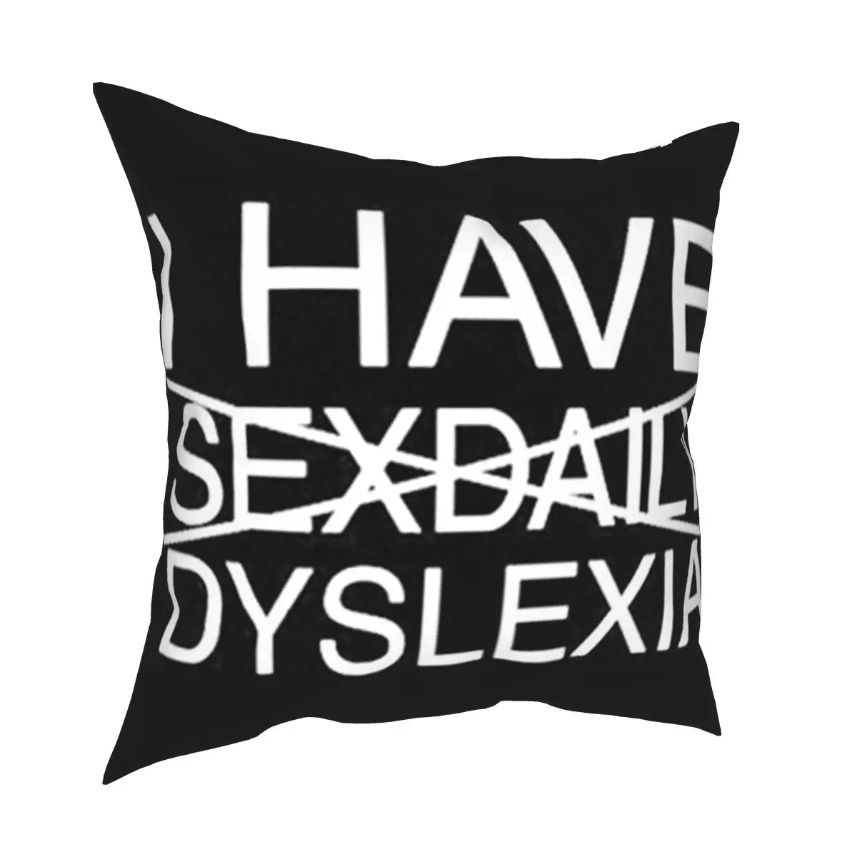 У меня есть Sexdaily Дислексия текст скидка Фитнес мультфильм Geek Креативный дизайн