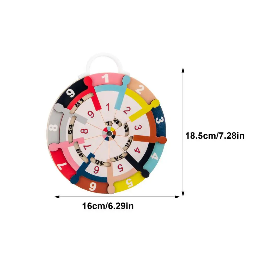 

Kids Math Toy Montessori Educational Toys For Children Early Learning Board Multifunctional Wooden Double-Sided Matching Toy