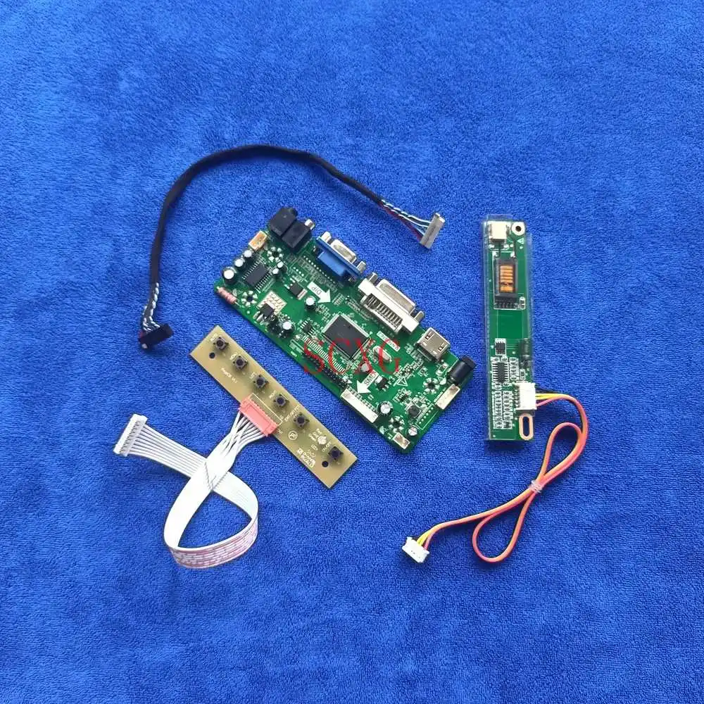 

Комплект для контроллера LTM12C505N/LTM12C505W/LTM12C505X MNT68676, плата с ЖК-экраном, 20 контактов, LVDS 1CCFL DVI VGA HDMI, совместим с 1024*768