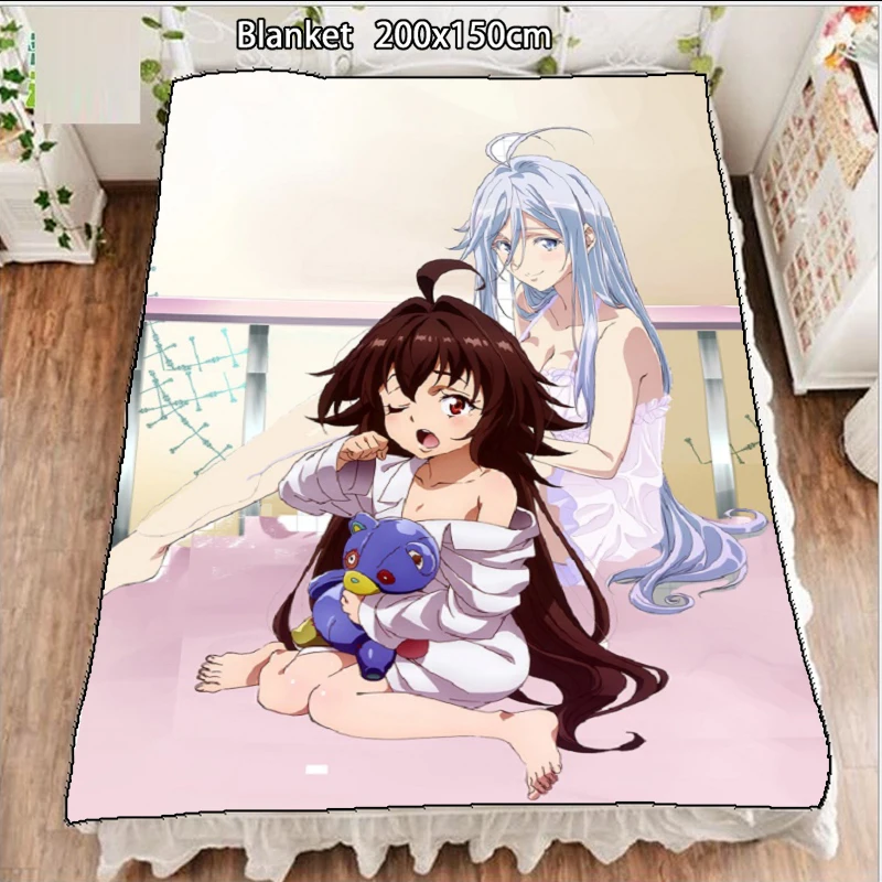 

Флисовое одеяло в стиле аниме, 86-восемьдесят tysix Vladilena Mirize, коврик, мягкое покрывало, аксессуары для постельного белья 200x150 см