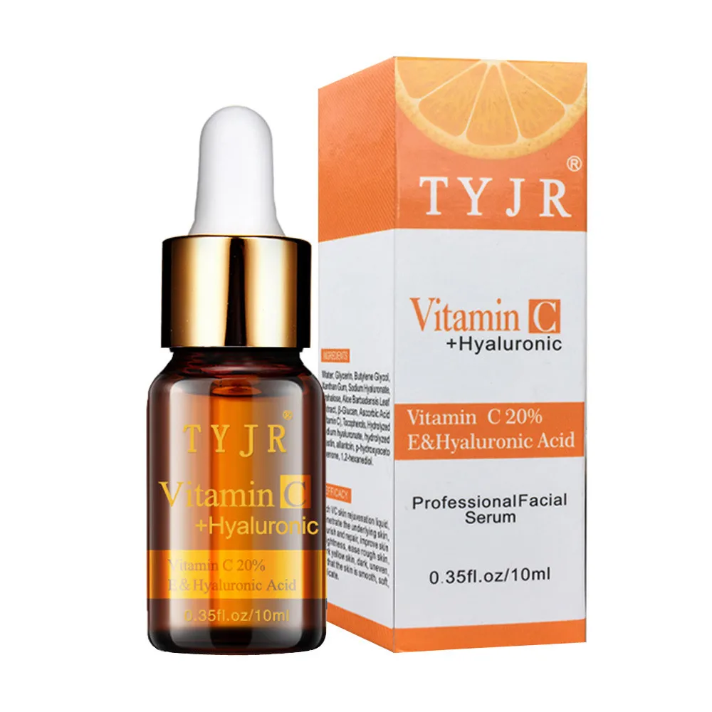 Vitamin C Repairing Face Serum Liquid Serum Antis-aging Moisture Whitening VC Essence Oil 10ml Sensitive Skin Care Fine Lines