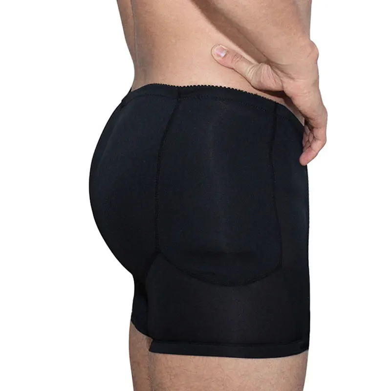 S 6XL Мужская увеличивающая подкладка для ягодиц Нижнее белье с подкладками на