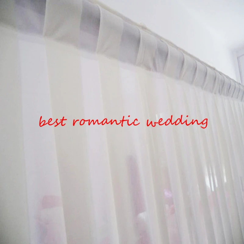 Ледяной шелк Радужный цвет Свадебный фон занавеска драпировка свадебные