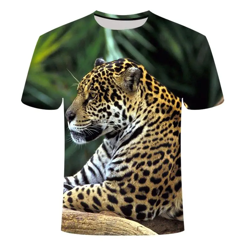 New Lion king 3d T-shirt Animal Shirt Camiseta T Men Funny Mens Clothing Casual Fitness Tee Top Tiger Tshirt Man Big Size | Мужская