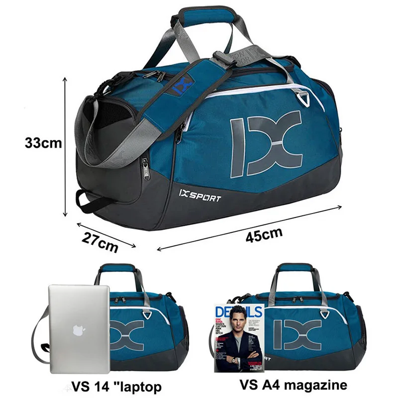 large casual waterproof travel bag for men women sport gym bag single shoulder handbag luggage duffle shoe bags mochila laptop free global shipping