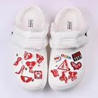 1 шт., декоративная пряжка из мягкого ПВХ для сандалий