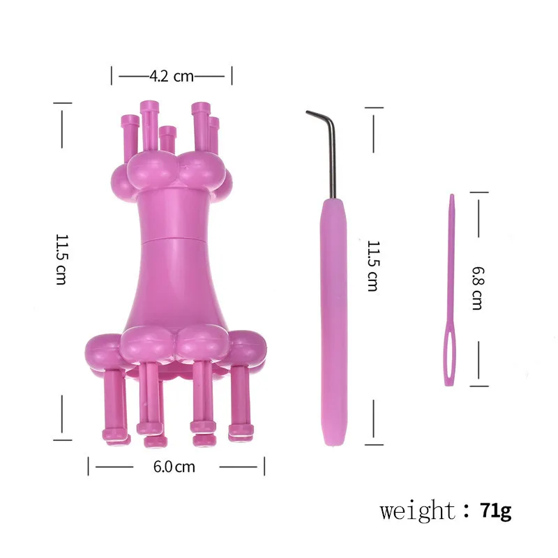 3 шт./компл. Набор для вязания ткацких станков набор с двойной головкой инструмент