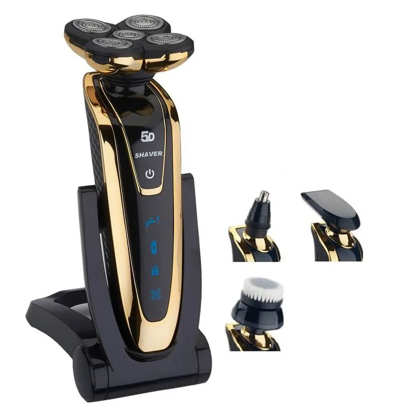 5D Floating Men Shaver Waterproof Electric Razor Rechargeable Whole Body Washing Head Shaving Machine Professional Beard Trimmer | Бытовая