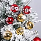 Разноцветные Рождественские шары, украшения для рождественской елки, шары, рождественские украшения, подвесные Подвески для елки, подарок на Новый год 2022