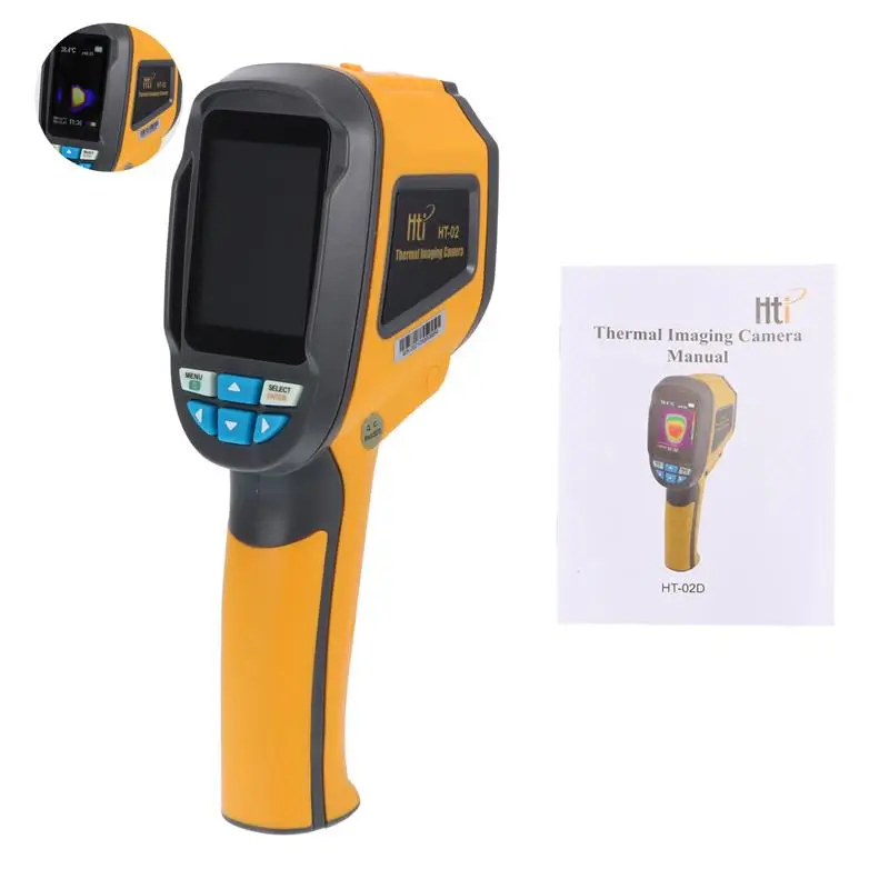 

Цифровой Инфракрасный Тепловизор HT-02D, ручная камера с инфракрасным датчиком температуры от-20 °C до 300 °C