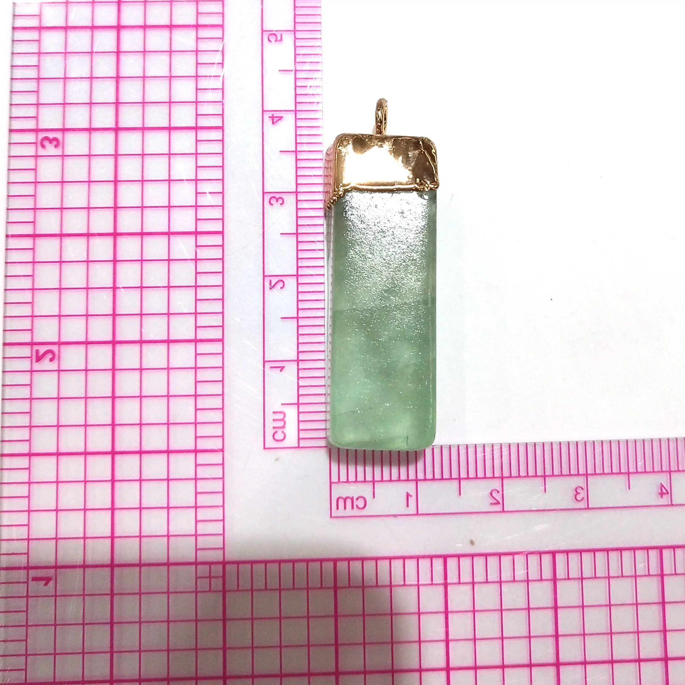 

2020 Natural Stone Pendants cuboid Hot Selling Trendy Necklace Pendant Making for Jewelry DIY Necklace 40x12mm