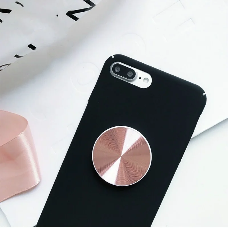 

Metal Surface Expanding Phone socket ring Holder Universal Mobile Phone Finger Grip Holder Flexible Phone Stand for all phone