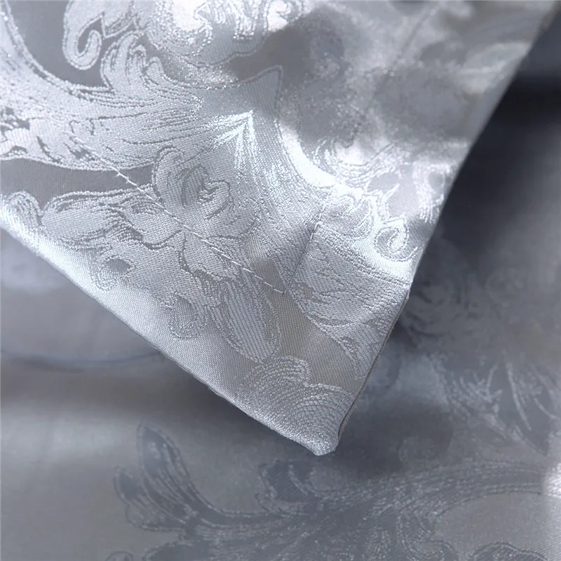 Постельное белье белого цвета роскошные комплекты с пододеяльником жаккардовая