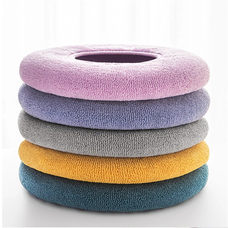 

1 шт., зимнее флисовое сиденье для унитаза с ручкой