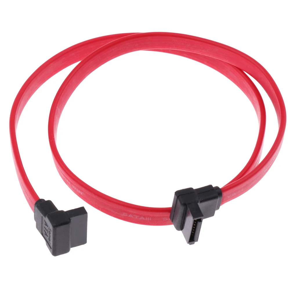 

18' SATA 3.0 Cable SATA3 III 6GB/s Right Angle 90 Degree for Hard Drive