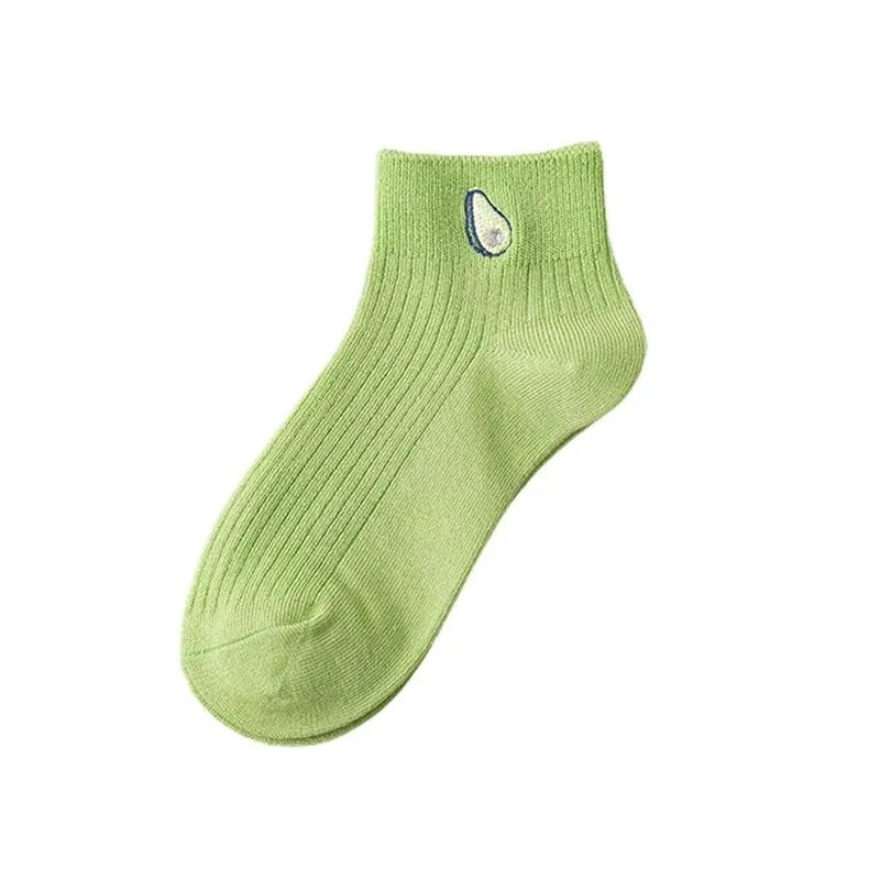 

New Fashion Women Cartoon Fruit Ankle Socks Summer Avocado Soft Short Casual Japanese Cute Calcetines Socks Girls Socks Boa R3K0