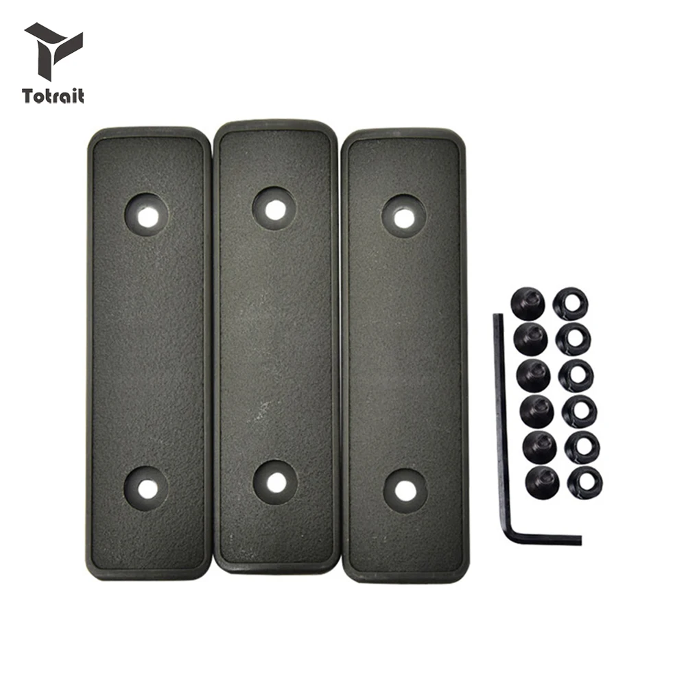 TOtrait 3 шт. KeyMod Handguard Forend крышка Пластик ударопрочная полимерная направляющая