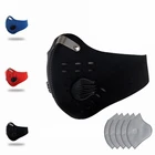 Пыленепроницаемая маска для лица с активированным углем для мужчин и женщин, маска для езды на велосипеде, велосипедная маска для бега и тренировок на открытом воздухе, защита для лица