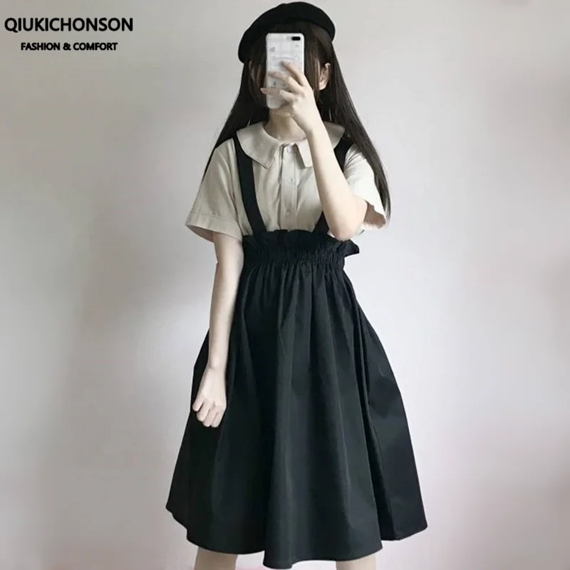 Девичья ветер для подготовительной школы юбка летний подростковый девочек в