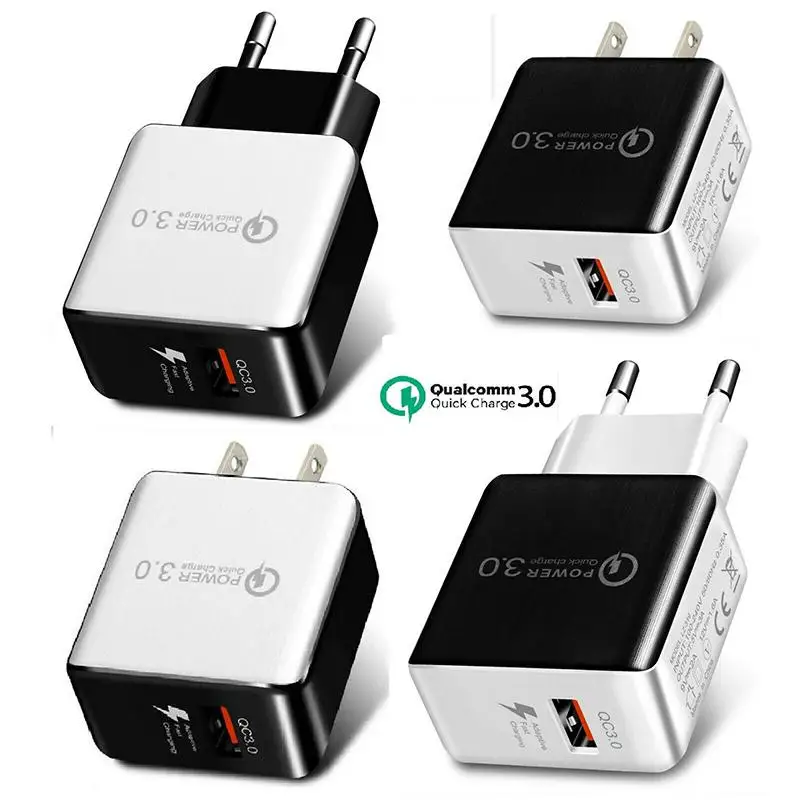 Зарядное устройство USB с разъемом EU/US Quick Charge 3 0 для телефона адаптер iPhone samsung Android