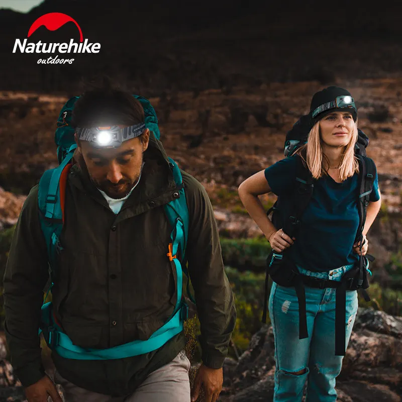 Налобный фонарь Naturehike Сверхлегкий Водонепроницаемый светодиодный с USB зарядкой 4