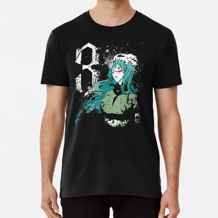 Футболка с цифрой 3 nelliel nel seinen espada girl geek manga anime bleach cute | Мужская одежда