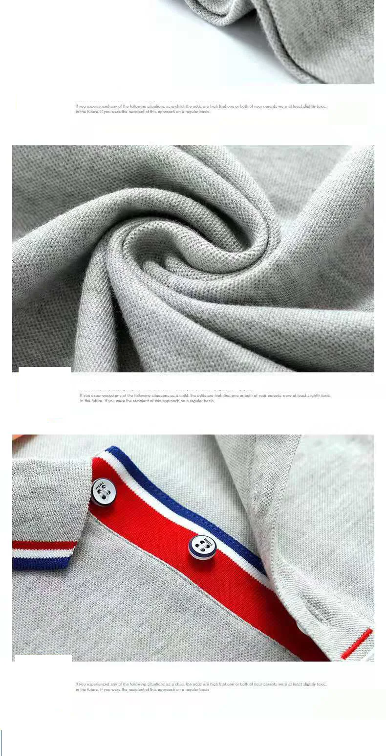 

Men's new summer shirts Polo shirts men's solid color business casual cotton short-sleeved men's polo shirts men's t-shirt tops