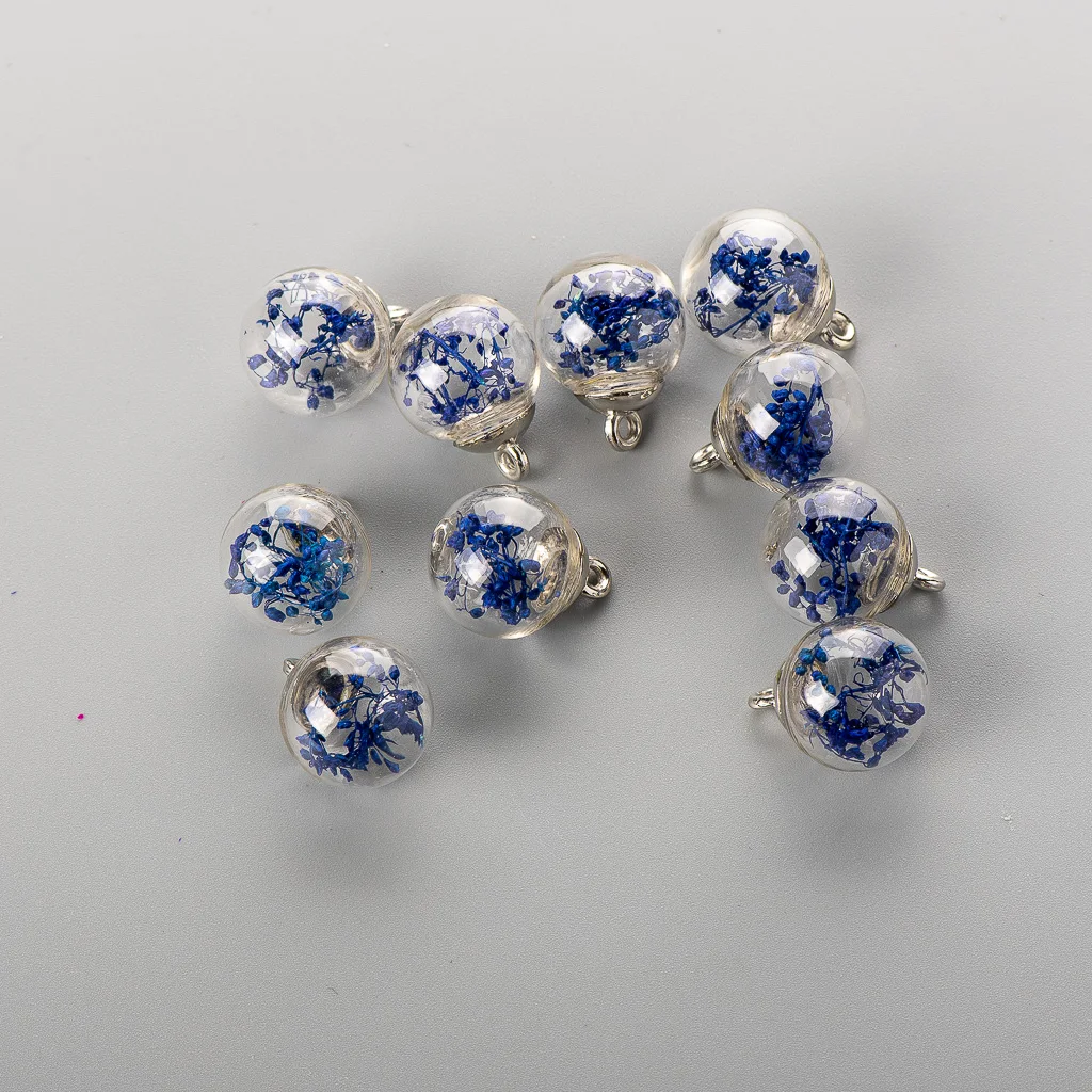 16 #10 шт сплав крючок полый стеклянный кулон не хрустальные бусины ручной работы