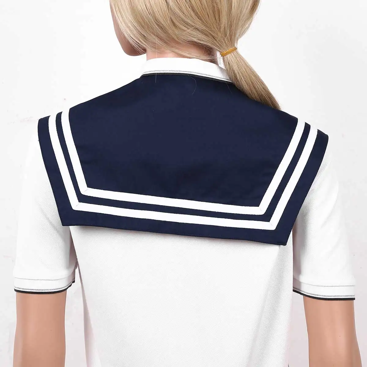 Японский элегантный стиль матросский искусственный воротник съемная рубашка