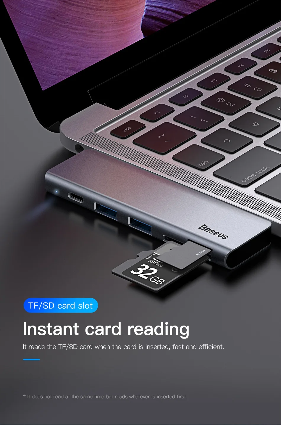Baseus USB C HUB Type-c to Multi Ports USB 3.0 USB3.0 Type C Power Adapter USB-C HUB Splitter Dock For Macbook Pro Air USBC HAB