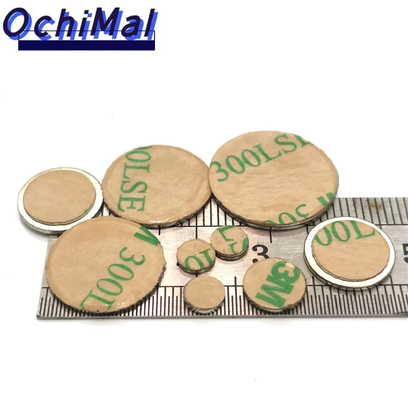 

8mm x 1mm 8x1 8x1.5 8x2 8x3 8x4 mm 8x0.5 mm self adhesive disc magnets round magnetic craft dots