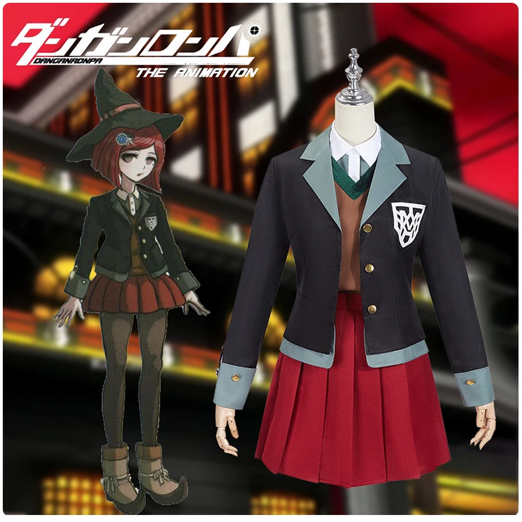 

Anime Danganronpa V3 Killing Harmony Yumeno Himiko Cosplay Costume JK Uniform Dress Outfits Halloween Women Suit