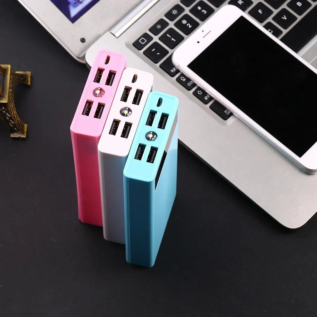 Прочный практичный 4 usb порта светодиодный 5 V/2A цифровой аккумулятор для зарядки