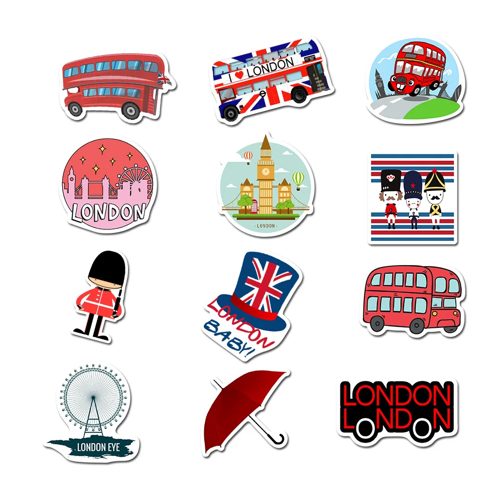 Наклейки на стену водостойкие в английском стиле | Обустройство дома