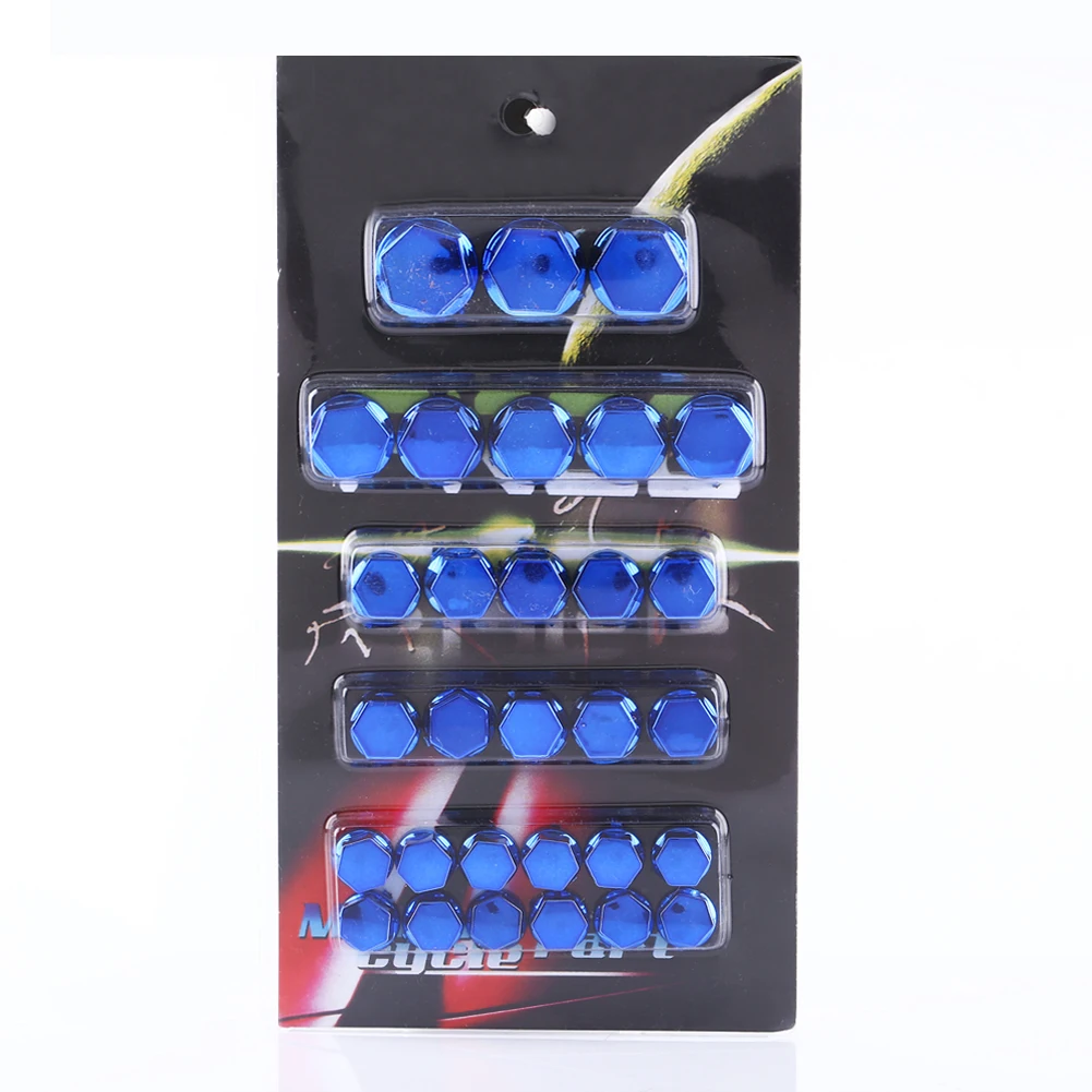 30 шт. колпачки на болты и гайки для мотоциклов|Гайки болты| |