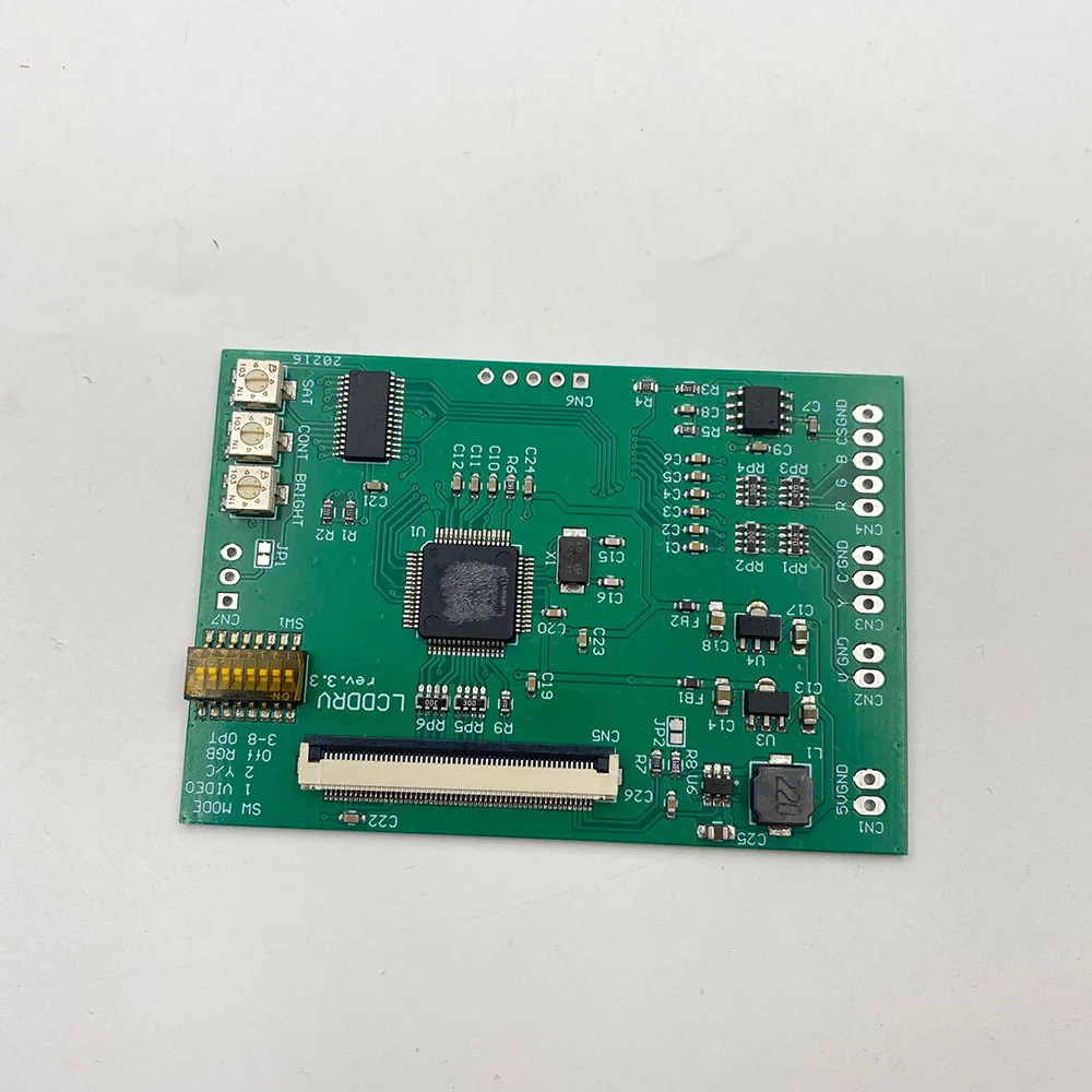

Highlit экран мод плата LCD DRV REV для Sega Nomad PCEGT PCELT и семейная консоль поддержка RGBS S AV 3,5 "4" Подсветка ЖК