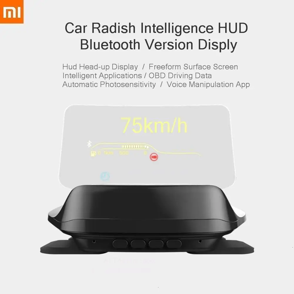 Xiaomi Mijia Carrobot Intelligence Car Hud Head Up Bluetooth Version Display OBD Driving Data Overspeed Warning System