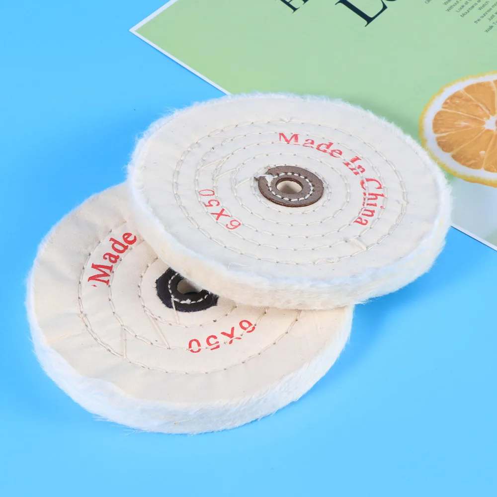 

2 PCS 6 inch 150mm Abrasive Cloth Wheel Buffing Polishing Wheel Set For Rotary Tool